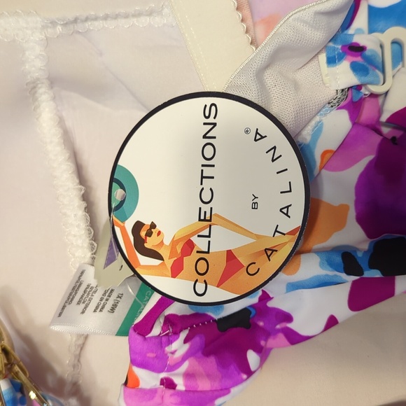 Catalina Swim Tankini Top Size 16W - Picture 5 of 11